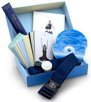 Om Yoga in a Box: Basic Level by Cyndi Lee Like New