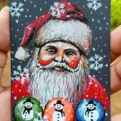 ACEO wolf Acrylic Hand painted  free shipping miniature, Animal painting