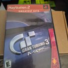 Gran Turismo 3 A-spec PS2 CIB Greatest Hits (Sony PlayStation 2) Complete CIB