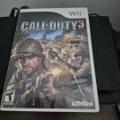 Call of Duty 3 (Nintendo Wii, 2006) No Manual