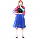 Anime Movie Anna Cosplay Costumes Halloween Outfit Sexy Fairy Tale Princess Fancy Dress