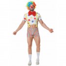 Halloween Funny Joker Costume Cosplay Magic Performance Prop Set Clown COS Outfit