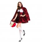 Little Red Riding Hood Costume Halloween Masquerade Fancy Dress Gothic Beauties Outfit