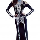 Long Skeleton Fancy Dress For Woman Halloween Melbourne Corpse Day Zombie Costume
