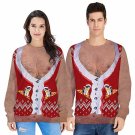 Ladies Christmas Hoodies Men Coat Unisex Xmas Sweatshirts Women Santa Clothing