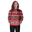 Ladies Xmas Cartoon Anime Printed Sweatshirts Full Sleeve Winter Hoodies Women Christmas Clothing