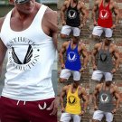 Mens Vest Tank Tops Gym Bodybuilding Stronger Fitness Shirts Muscle Workout Tee