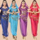 Middle Eastern Arab Girl Burka Halloween Belly Dancing Costume Raqs Sharqi Uniform