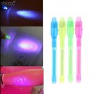 4Pcs Magic UV Black Light Marker Pen Creative Highlighters Invisible Ink Pens
