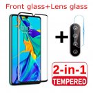 FULL COVER  Screen Protector For Huawei P30 lite Pro Camera Tempered Glass