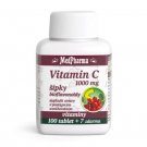 MedPharma Vitamin C 1000mg Rosehips -107 Capsules - High Absorption Supplements