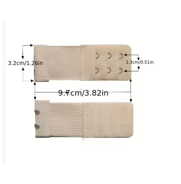 Hook Bra Extender for Women's Elastic Bra Extension Strap Hook Clip Expander