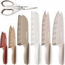 Astercook Knife Set, 13 Pieces Kitchen Knives Set with Healthy Anti-Rust Coating