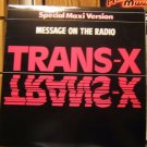 Trans X  Message On The Radio Canada 3 mixes  12"