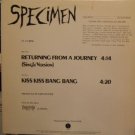 Specimen Returning From A Journey , Kiss Kiss Bang  Dj