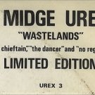 Midge Ure Wastelands lIMITED cLEAR vINYL Uk 12"