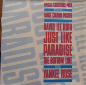 David Lee Roth Just Like Paradise POSTER PACK Uk 12"