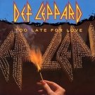 Def Leppard Too Late For Love Uk 12"