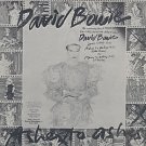 David Bowie Space Oddity, Ashes (Scarce 1980 US) 12"