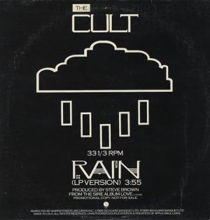 Cult Rain 1 track Us Dj 12"