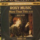 Roxy Music More Than This, India Uk EP