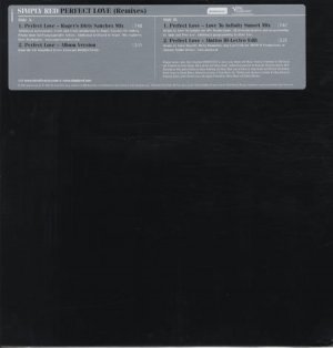 Simply Red Perfect Love  - Remixes US DJ 12"