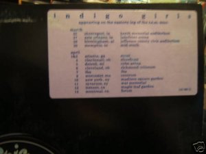 Indigo Girls Kid Fears + 3 sampler Us