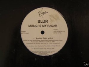 Blur Music Is My Radar Us Dj 12"