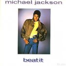 Michael Jackson Beat It Uk 7"  RED VINYL Rare