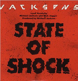 The Jacksons & Mick Jagger State of Shock Usa 12"