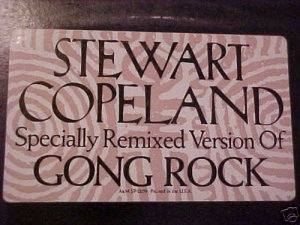 Stewart Copeland Going Rock 2 mixes Us Dj 12"