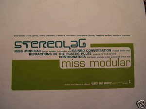 Stereolab Miss Modular 5 track Dj 12"