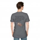 Created on Purpose T-Shirt | God’s Fingerprint, Jeremiah 1:5 Christian Shirt | Graphite Heather