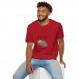 Created on Purpose T-Shirt | God&acirc;��s Fingerprint, Jeremiah 1:5 Christian Shirt | Cherry Red