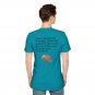Created on Purpose T-Shirt | God&acirc;��s Fingerprint, Jeremiah 1:5 Christian Shirt | Tropical Blue