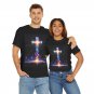 Christian T-Shirt | Cross Over Earth, God Spoke Creation Inspirational Faith Shirt- Unisex