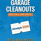 Flat $399 Garage Cleanout - Riverview & Tampa