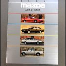 1986 Mazda 16-page Car Sales Brochure Catalog