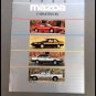 1986 Mazda 16-page Car Sales Brochure Catalog