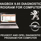 VX Diag PSA Diagbox 9.85, Coding And Diagnostics Tool, For Computer