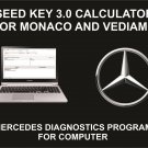 Mercedes Seed Key 3.0 Calculator, Diagnostics Tool, For Computer
