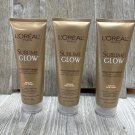 (3 Pack) L'OREAL Sublime Glow Daily Moisturizer Medium Skin Tone 8 fl. oz