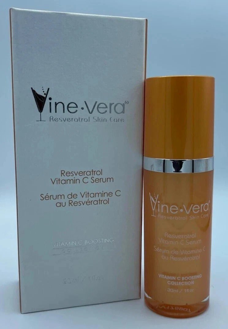Vine Vera Resveratol Vitamin C Serum 30Ml/1Oz Brand New