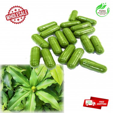 Organic natural Insulin plant Leaf Leaves Capsules(600mg) Fiery Costus/Blood sugar support organic