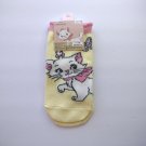 NWT Disney Aristocats MARIE Toddler Socks (Kids Size 6-9) Yellow