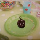 Chocolate cookie with white chocolate chunks charm