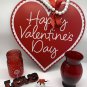 Valentine's Day Decor Set Heart Sign Plaque Love Photo Holder red vase mason jar