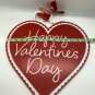 Valentine's Day Decor Set Heart Sign Plaque Love Photo Holder red vase mason jar