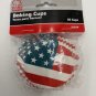Baking Liners 150 American Flag Cups cupcake muffins Patriotic Fourth July bake