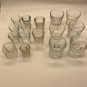 Shot Glasses Set vintage multiple sizes 16 total Retro collectibles